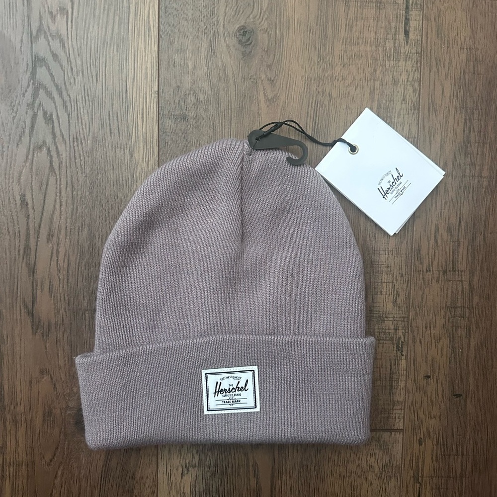 Herschel Supply Co. Mauve Knit Cuffed Beanie